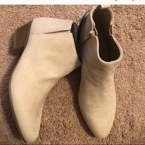 Beige Booties
